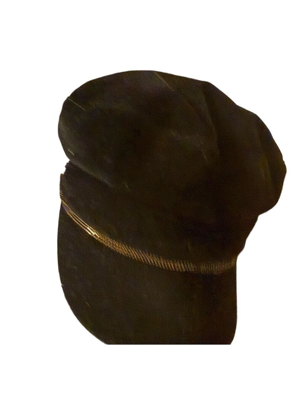 Vince Camuto Black Hat with Gold Accent NWOT